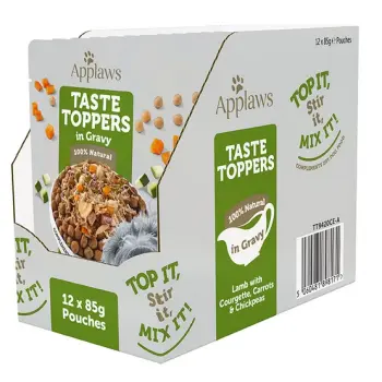 Applaws Taste Toppers Saszetka dla psa - jagnięcina, cukinia i marchew w sosie 85g