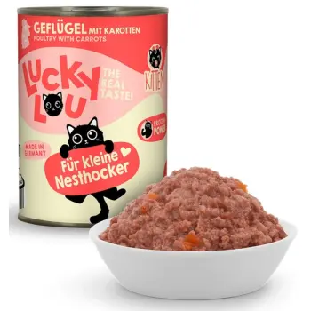 Lucky Lou Lifestage Kitten Drób puszka 400g
