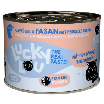Lucky Lou Lifestage Adult Drób i bażant puszka 200g