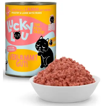 Lucky Lou Lifestage Adult Drób i jagnięcina puszka 400g