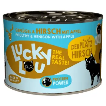 Lucky Lou Lifestage Adult Drób i jeleń puszka 200g