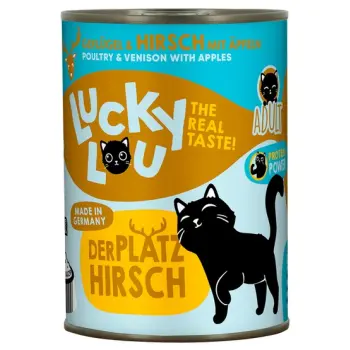 Lucky Lou Lifestage Adult Drób i jeleń puszka 400g