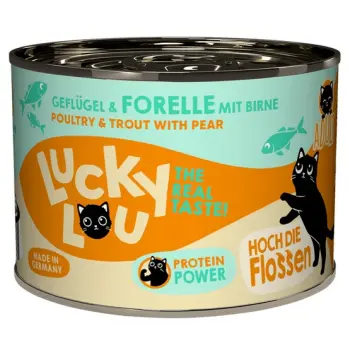Lucky Lou Lifestage Adult Drób i pstrąg puszka 200g