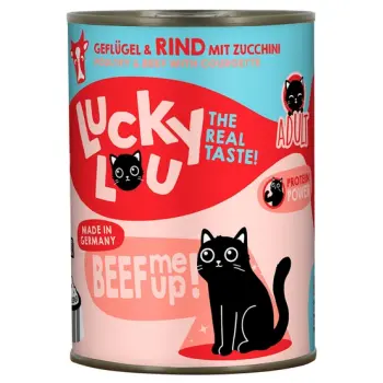 Lucky Lou Lifestage Adult Drób i wołowina puszka 400g