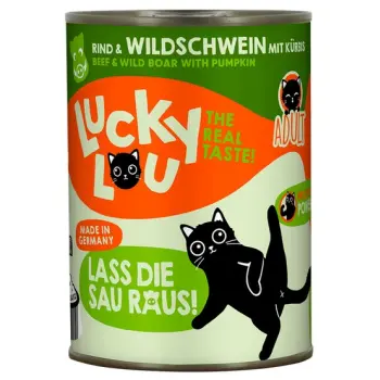 Lucky Lou Lifestage Adult Wołowina i dzik puszka 400g