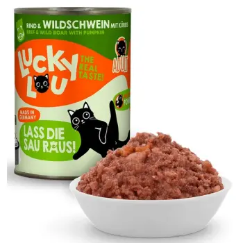 Lucky Lou Lifestage Adult Wołowina i dzik puszka 400g