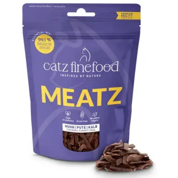 Catz Finefood Meatz Essential Mix - kurczak, indyk, cielęcina 45g