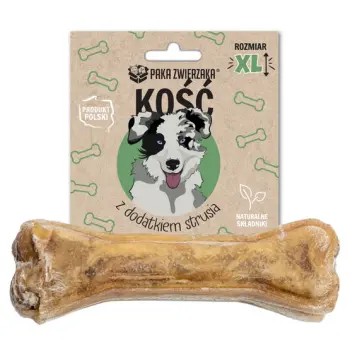Paka Zwierzaka Kość z dodatkiem strusia XL 17cm