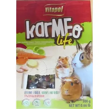 KARMEO LIFE WARZYWNY POKARM DLA GRYZONI 300g
