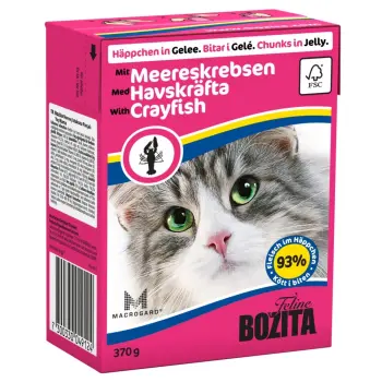 Bozita z Rakami kawałki w galaretce kartonik 370g