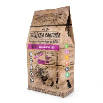 Wiejska Zagroda Indyk z jabłkiem Puppy 9kg