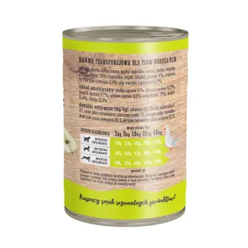 Wiejska Zagroda Kaczka z gruszką puszka 800g