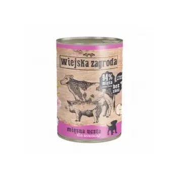 Wiejska Zagroda Mięsna uczta Puppy puszka 400g