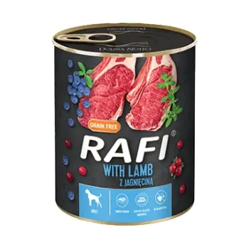 Rafi z jagnięciną, borówką i żurawiną 800 g
