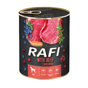 Rafi z wołowiną, borówką i żurawiną 800 g