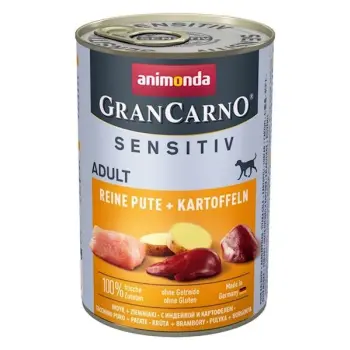 Animonda GranCarno Sensitiv Adult Dog Indyk I Ziemniaki 400g