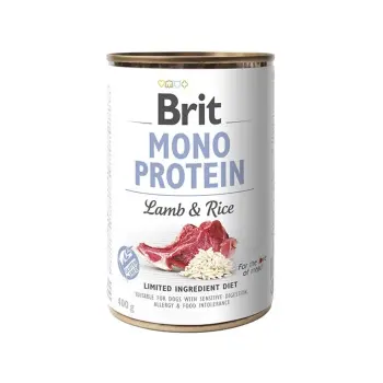 Brit Mono Protein Z Jagnięciną I Ryżem 400g