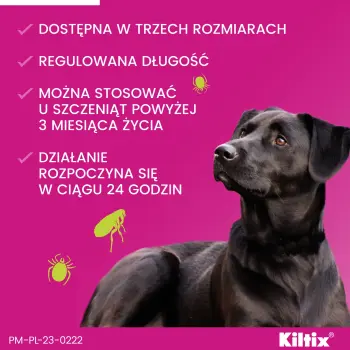 Bayer Kiltix Obroża Na Kleszcze I Pchły Dla Psa 70cm