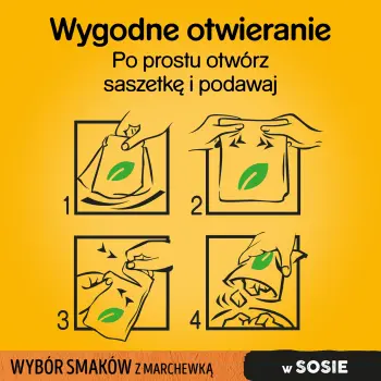Pedigree Mokra Karma Dla Dorosłych Psów W Sosie (Z Wołowiną I Jagnięciną, Z Indykiem I Marchewką) 4x100g