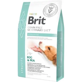 Brit Grain Free Veterinary Diet Dog Struvite Jajko Z Groszkiem 2kg