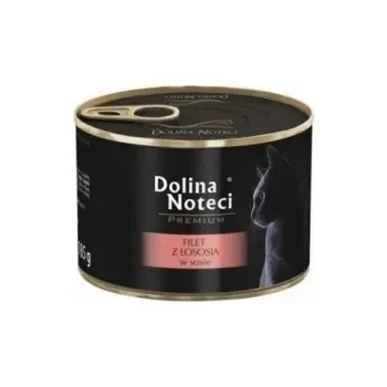 Dolina Noteci Premium Dla Kota Filet Z Łososia W Sosie 185g