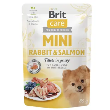 Brit Care Mini Filety W Sosie Z Królika I Łososia 85g