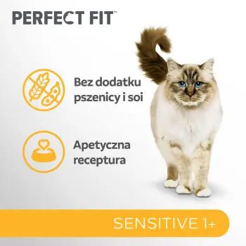 PERFECT FIT Sensitive 1+ Z Indykiem 7kg