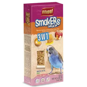 Vitapol Smakers Dla Papużki Falistej 3w1 3szt