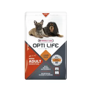 Versele-Laga Opti Life Adult Digestion Mini Z Jagnięcina I Ryżem 2,5kg