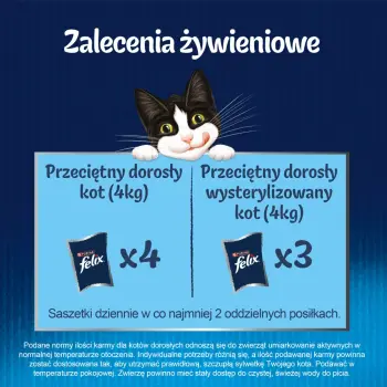 Felix Fantastic Mix Mięsny W Galaretce 44x85g