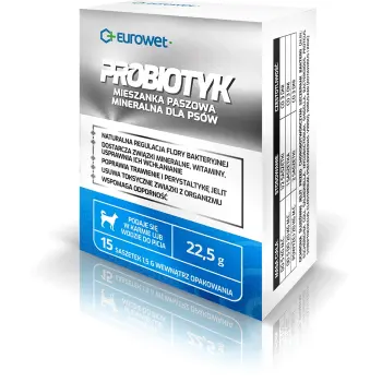 Eurowet Probiotyk W Saszetkach Dla Psów 15x1,5g