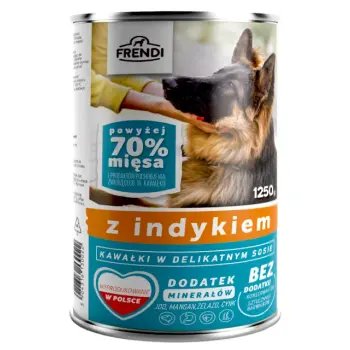 Frendi Kawałki W Delikatnym Sosie Z Indykiem 1250g
