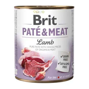 Brit Pate & Meat Lamb 800g
