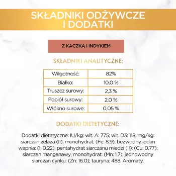 Purina Gourmet Gold kaczka/indyk w sosie 85g