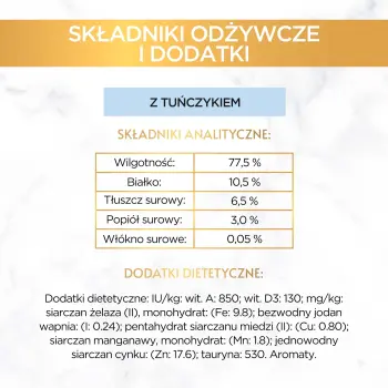 Purina Gourmet Gold mus z tuńczykiem 85g