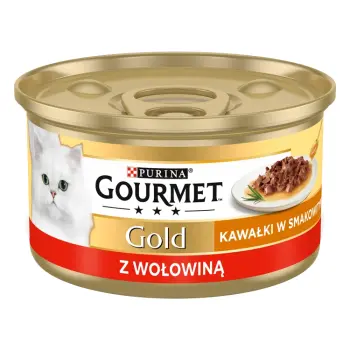 Purina Gourmet Gold Sauce Delight z wołowiną 85g