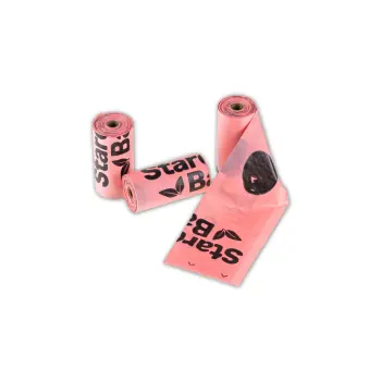 Zolux Starchbag Kompostowalne Bioworki Na Odchody Różowy 15szt