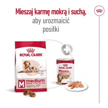 Royal Canin Medium Ageing 10+ karma sucha dla psów starszych, ras średnich 15kg