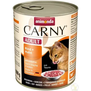 Animonda Carny Adult Wołowina + Kurczak puszka 800g