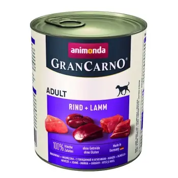 Animonda GranCarno Adult Rind Lamm Wołowina + Jagnięcina puszka 800g
