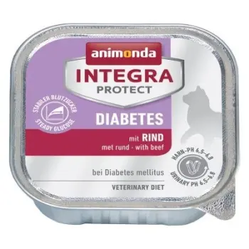 Animonda Integra Protect Diabetes dla kota - z wołowiną tacka 100g