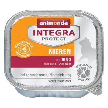 Animonda Integra Protect Nieren dla kota - z wołowiną tacka 100g