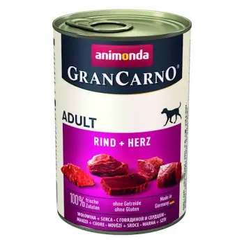 Animonda GranCarno Adult Rind Herz Wołowina + Serca puszka 400g
