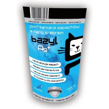 Bazyl Ag+ Pochłaniacz zapachów 450g