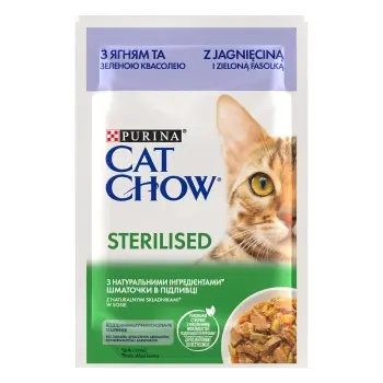 Purina Cat Chow Sterilised Jagnięcina saszetka 85g