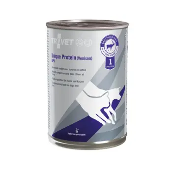 Trovet Unique Protein UPV Dziczyzna dla psa i kota puszka 400g