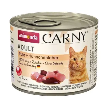 Animonda Carny Adult Indyk + Wątróbka kurczaka puszka 200g