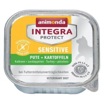 Animonda Integra Protect Sensitive dla kota - z indykiem i ziemniakami tacka 100g
