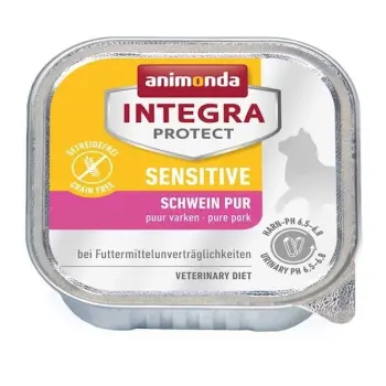 Animonda Integra Protect Sensitive dla kota - z wieprzowiną tacka 100g