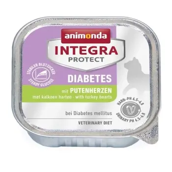 Animonda Integra Protect Diabetes dla kota - z sercami indyka tacka 100g